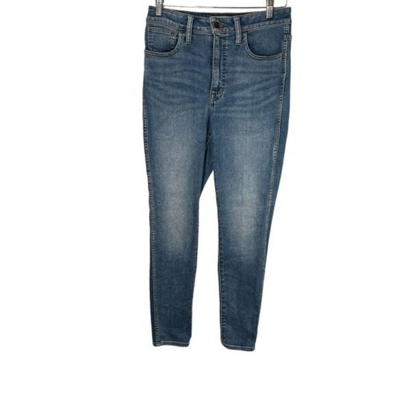 Madewell Womens Curvy Roadtripper Size 29 Medium Wash Skinny Stretch Denim Blue - Picture 1 of 15